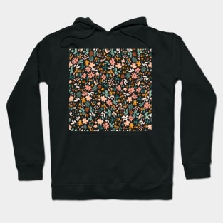 Ditsy autumn flowers Hoodie